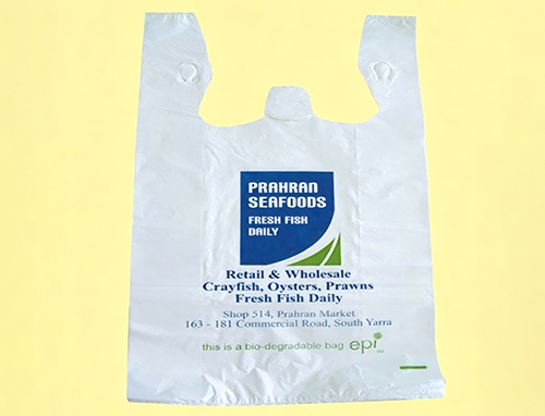 Biodegradable t-shirt bags