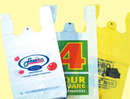 Printed t-shirt bags