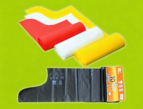 Wave top garbage bags