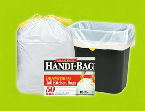 Drawstring can liners